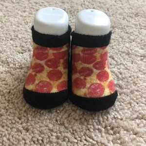 Pizza baby socks